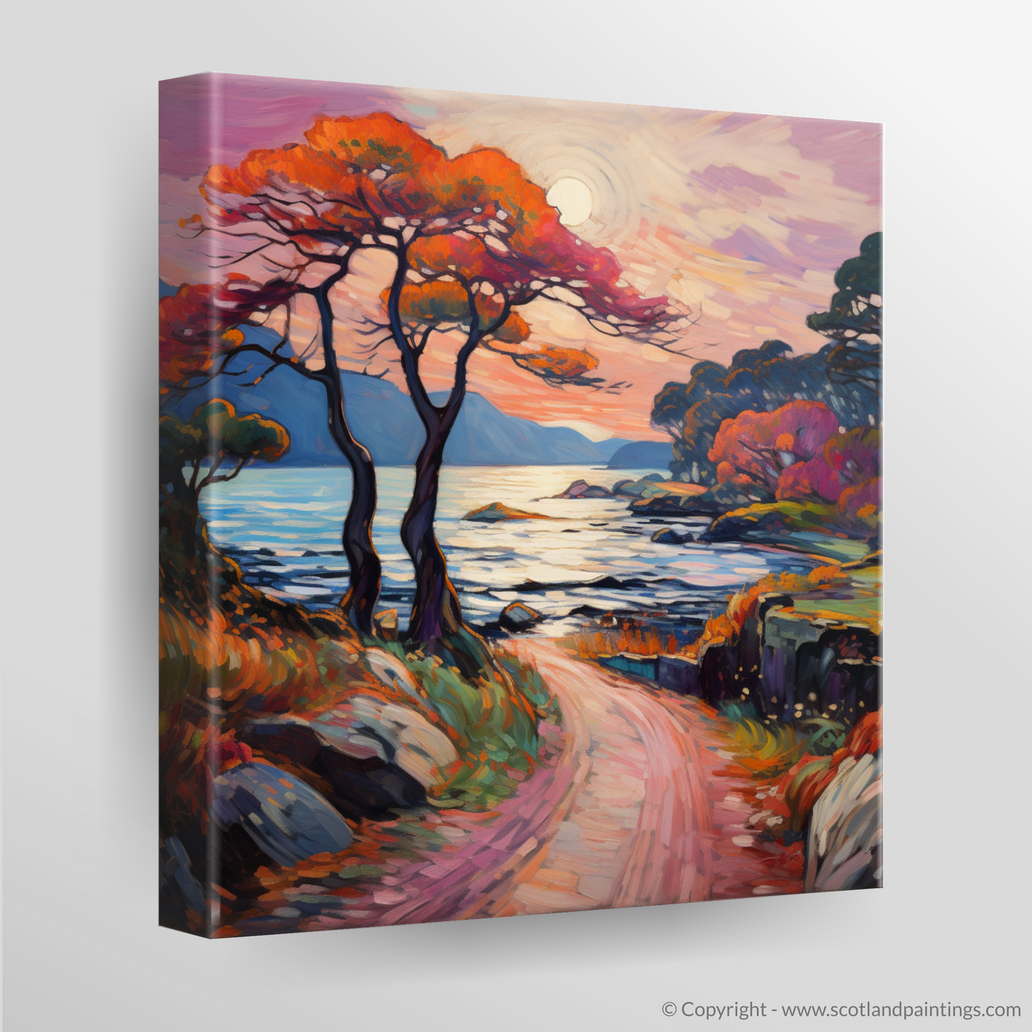 Highland Radiance: A Fauvist Ode to Loch Katrine