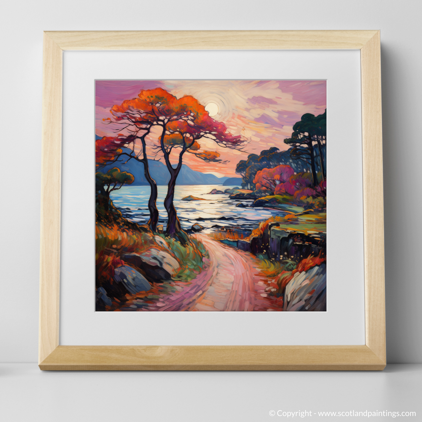 Highland Radiance: A Fauvist Ode to Loch Katrine