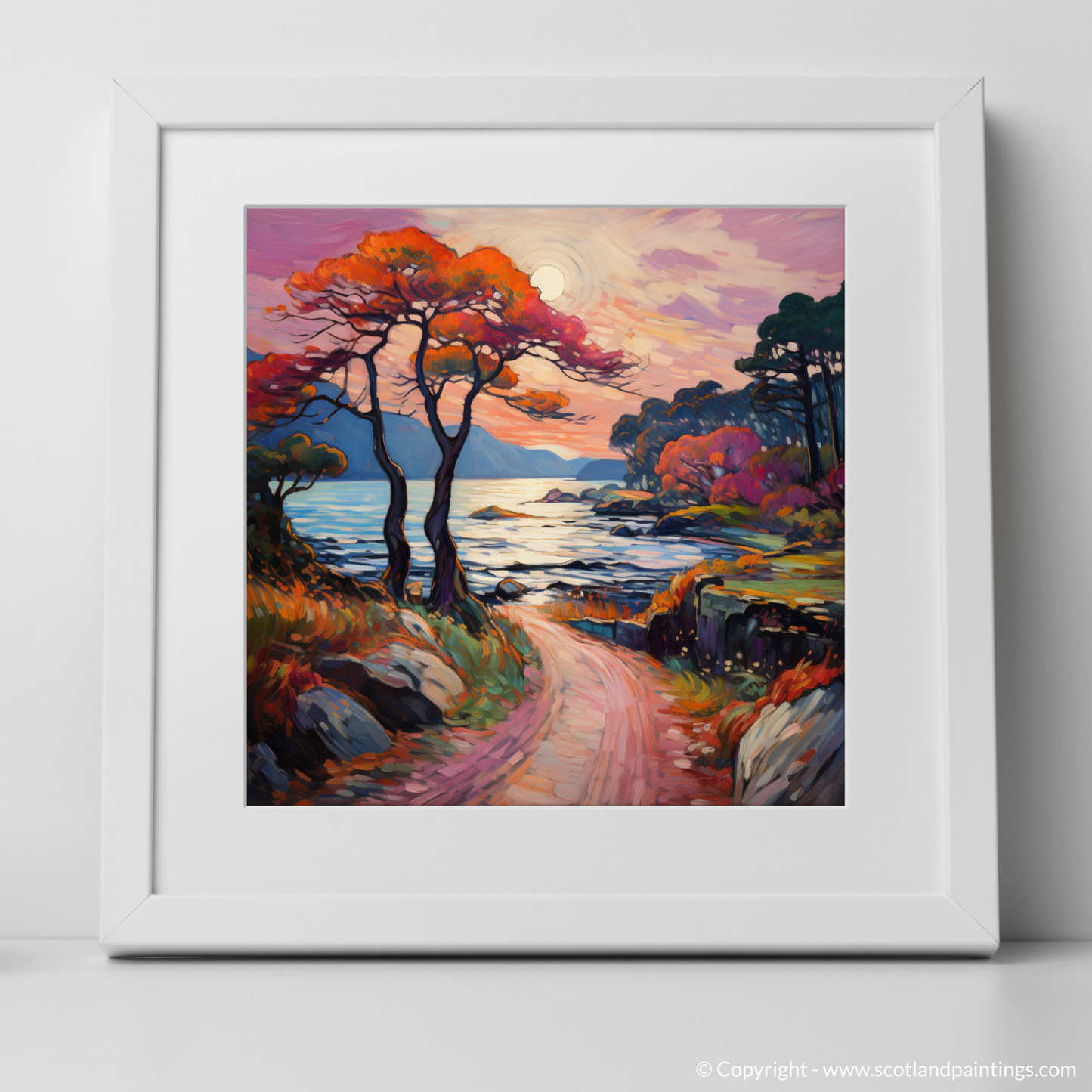 Highland Radiance: A Fauvist Ode to Loch Katrine