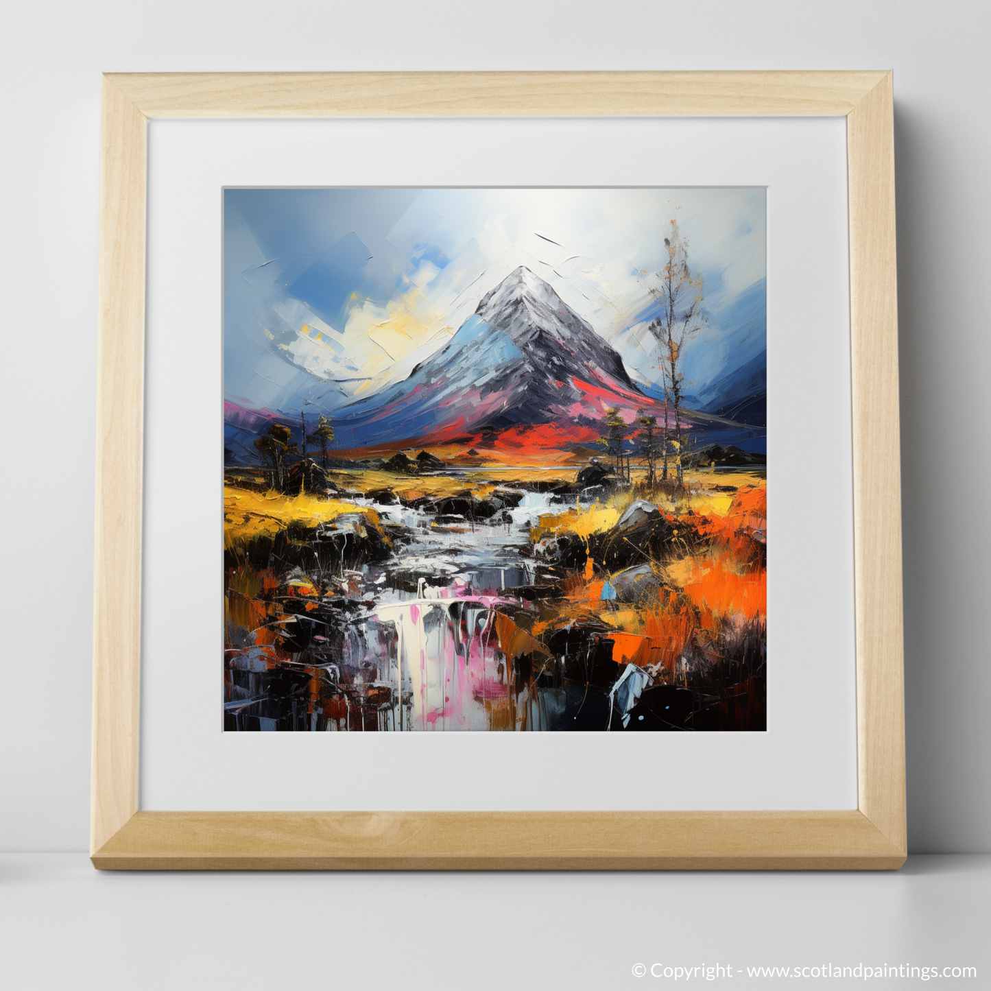 Buachaille Etive Mòr in Abstract Impressionist Majesty