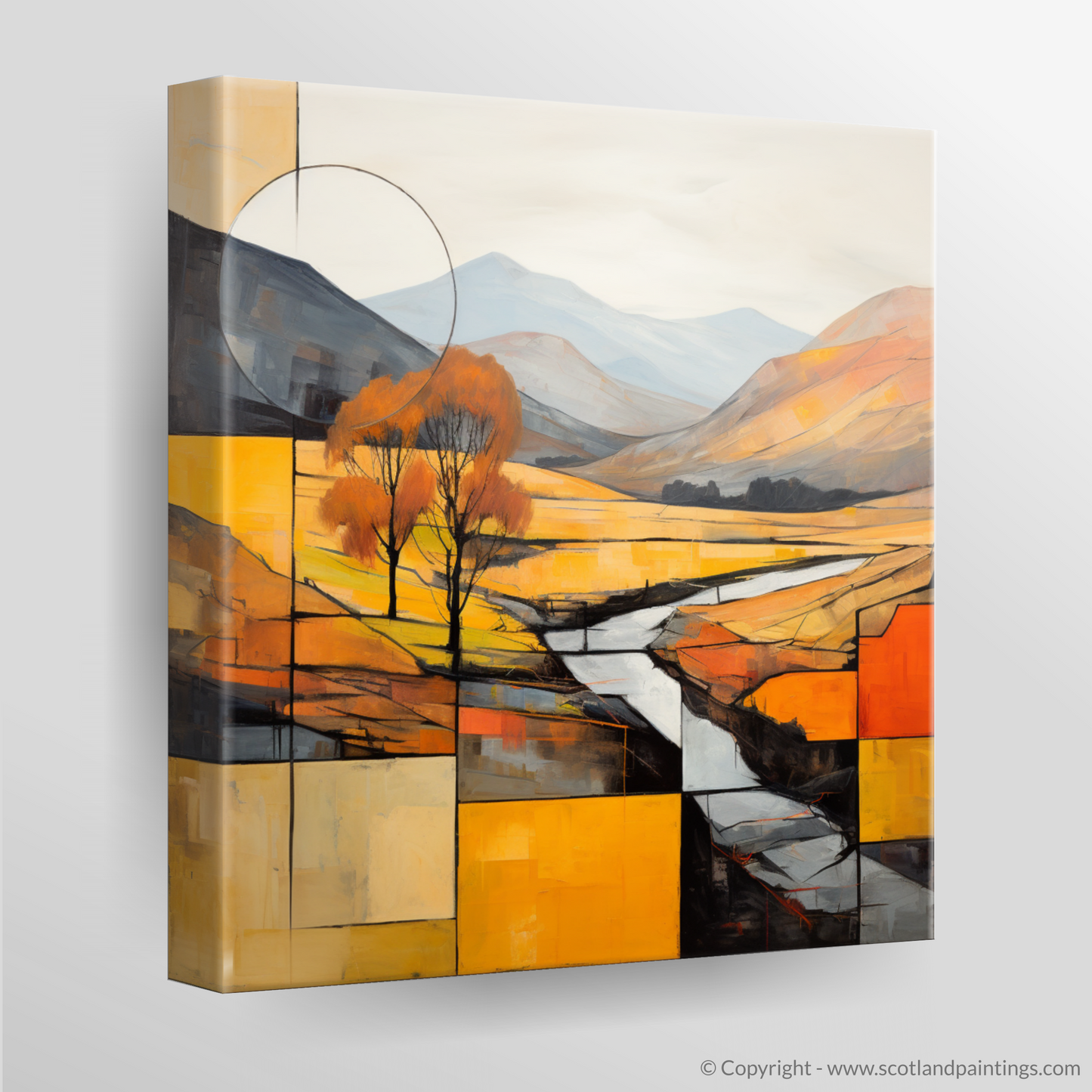 Autumn Hues of Glencoe: An Abstract Interpretation