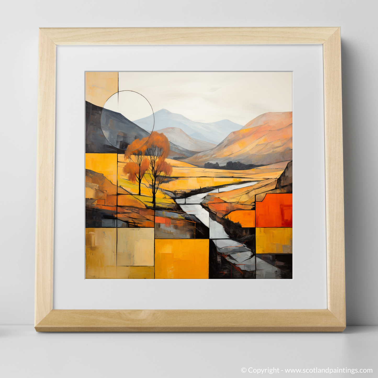 Autumn Hues of Glencoe: An Abstract Interpretation