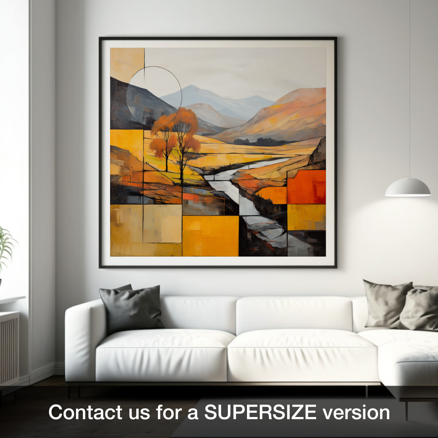 Autumn Hues of Glencoe: An Abstract Interpretation