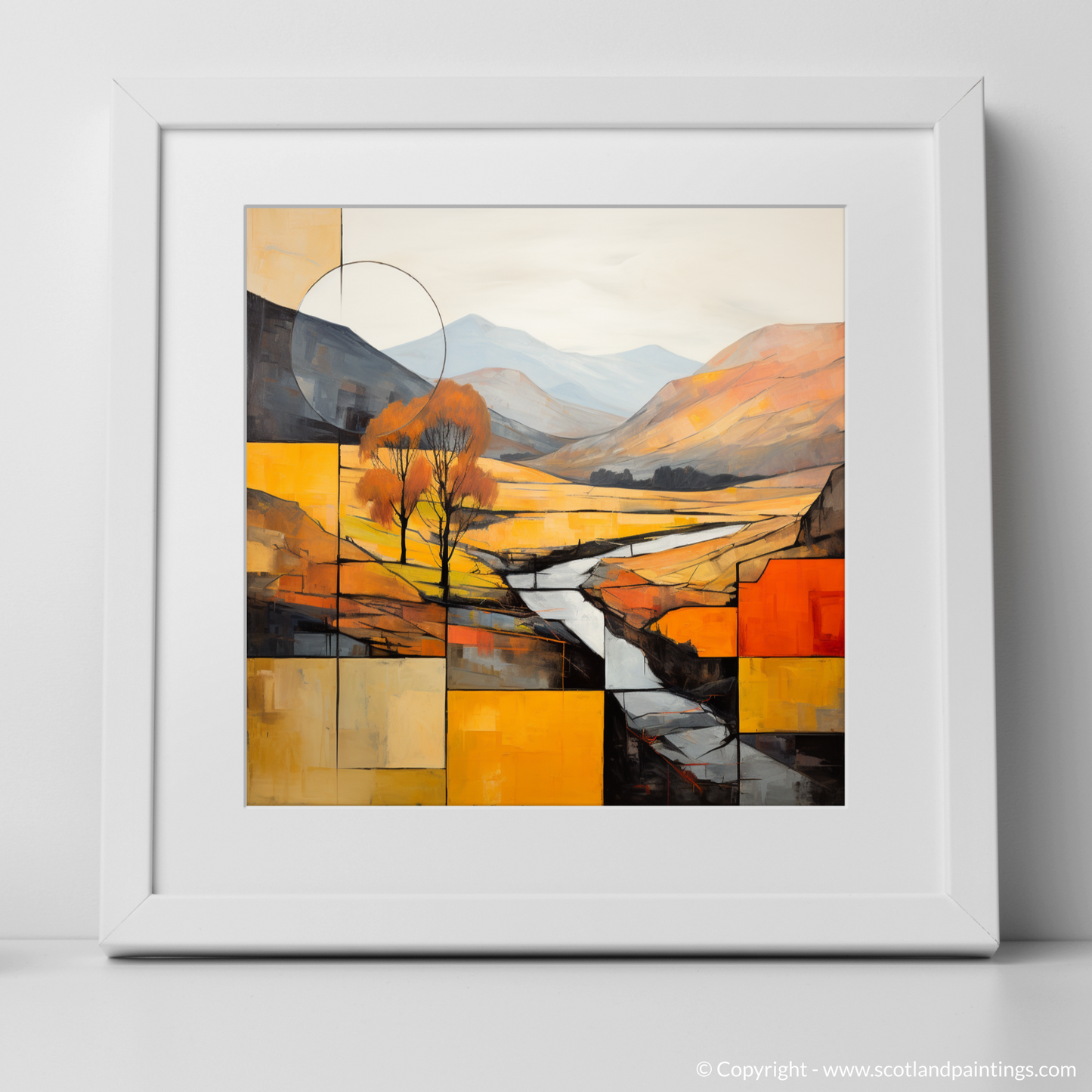 Autumn Hues of Glencoe: An Abstract Interpretation