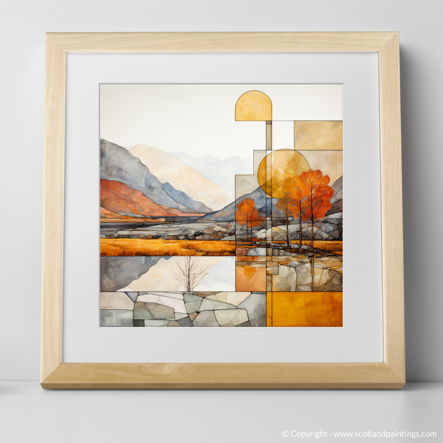 Autumn Majesty of Glencoe: An Abstract Tapestry