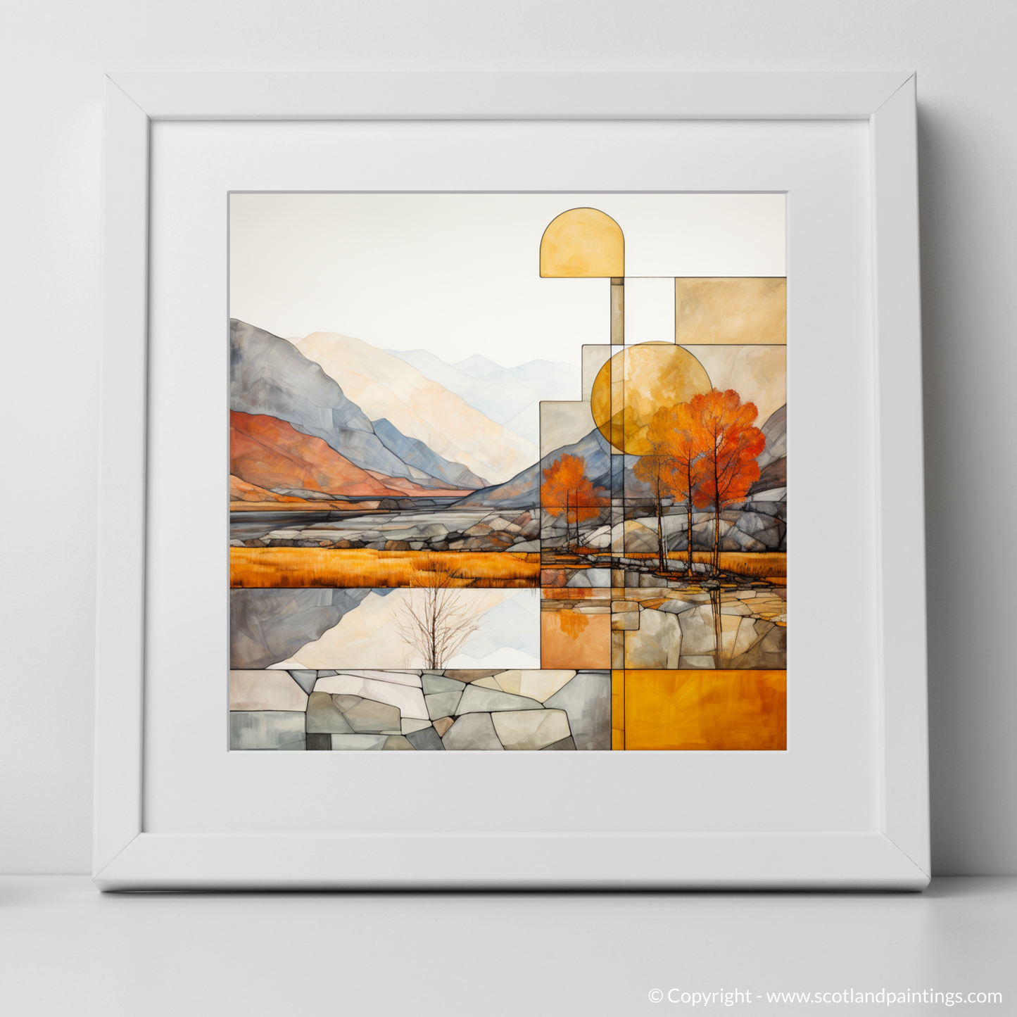 Autumn Majesty of Glencoe: An Abstract Tapestry