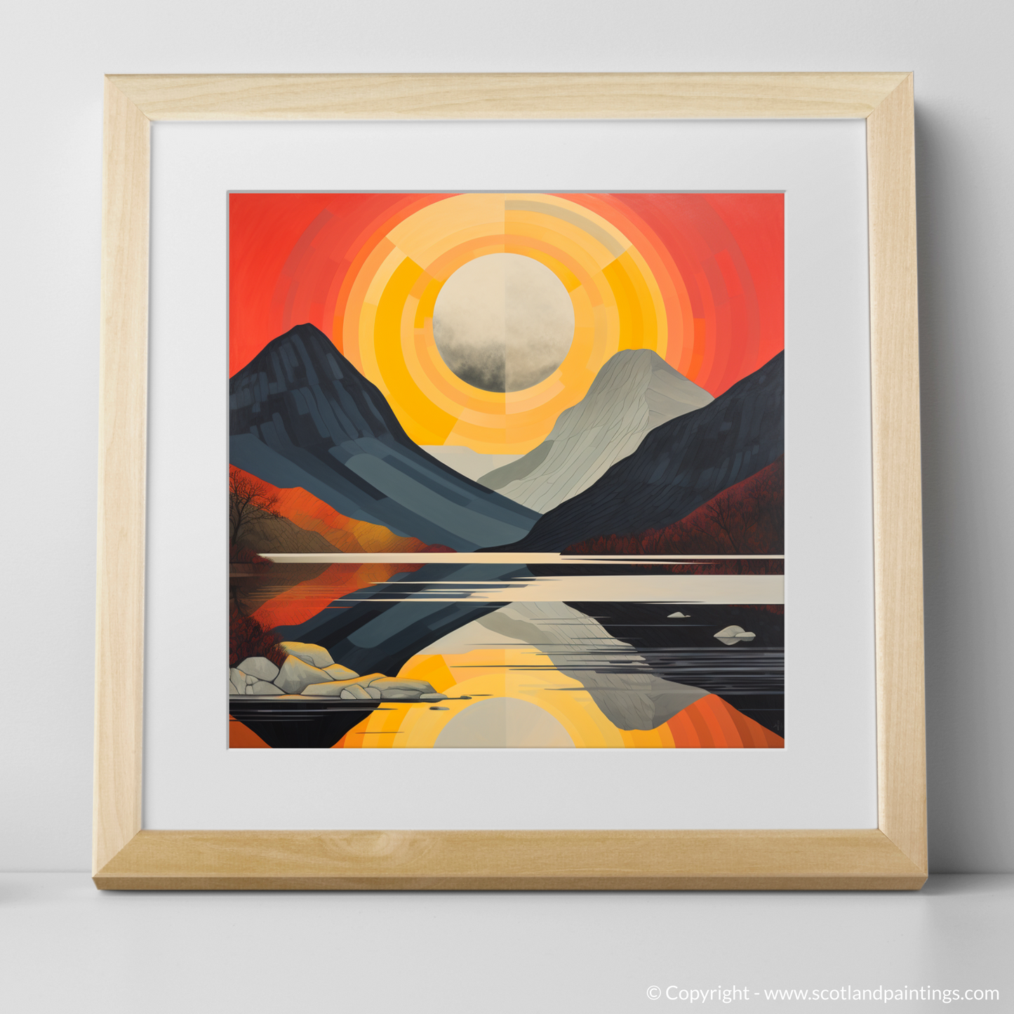 Majestic Buachaille Sunrise in Minimalist Grace