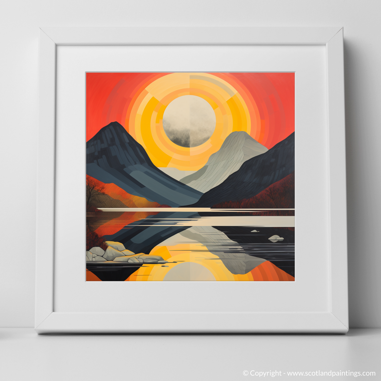 Majestic Buachaille Sunrise in Minimalist Grace