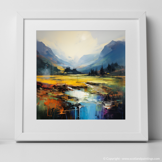 Dawn's Embrace: An Abstract Ode to Glencoe