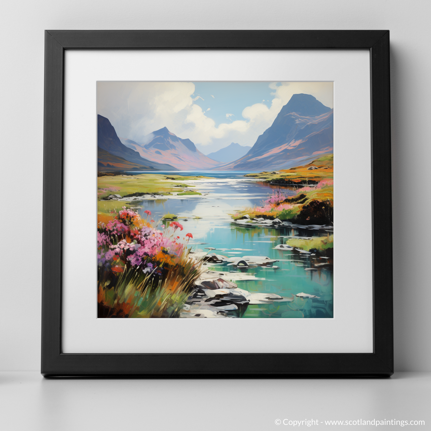 Wild Harmony: Fauvist Ode to a Highland Lochan