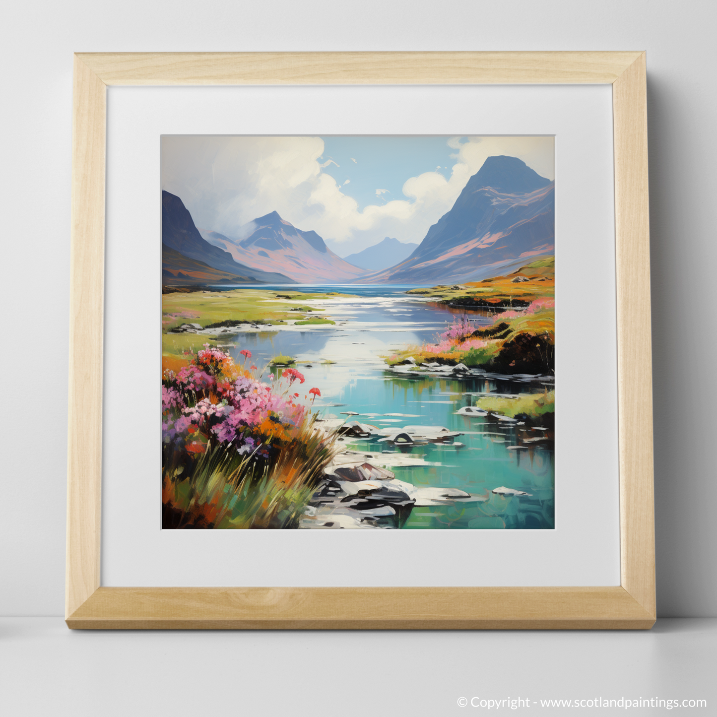 Wild Harmony: Fauvist Ode to a Highland Lochan