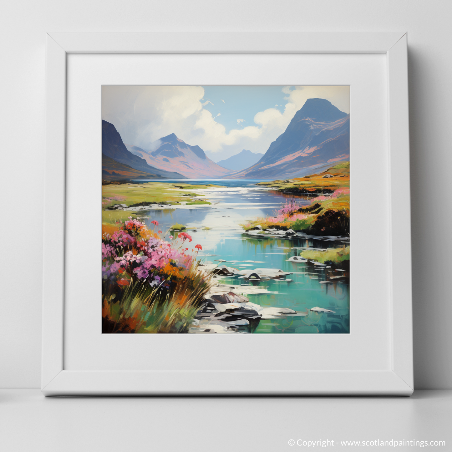 Wild Harmony: Fauvist Ode to a Highland Lochan