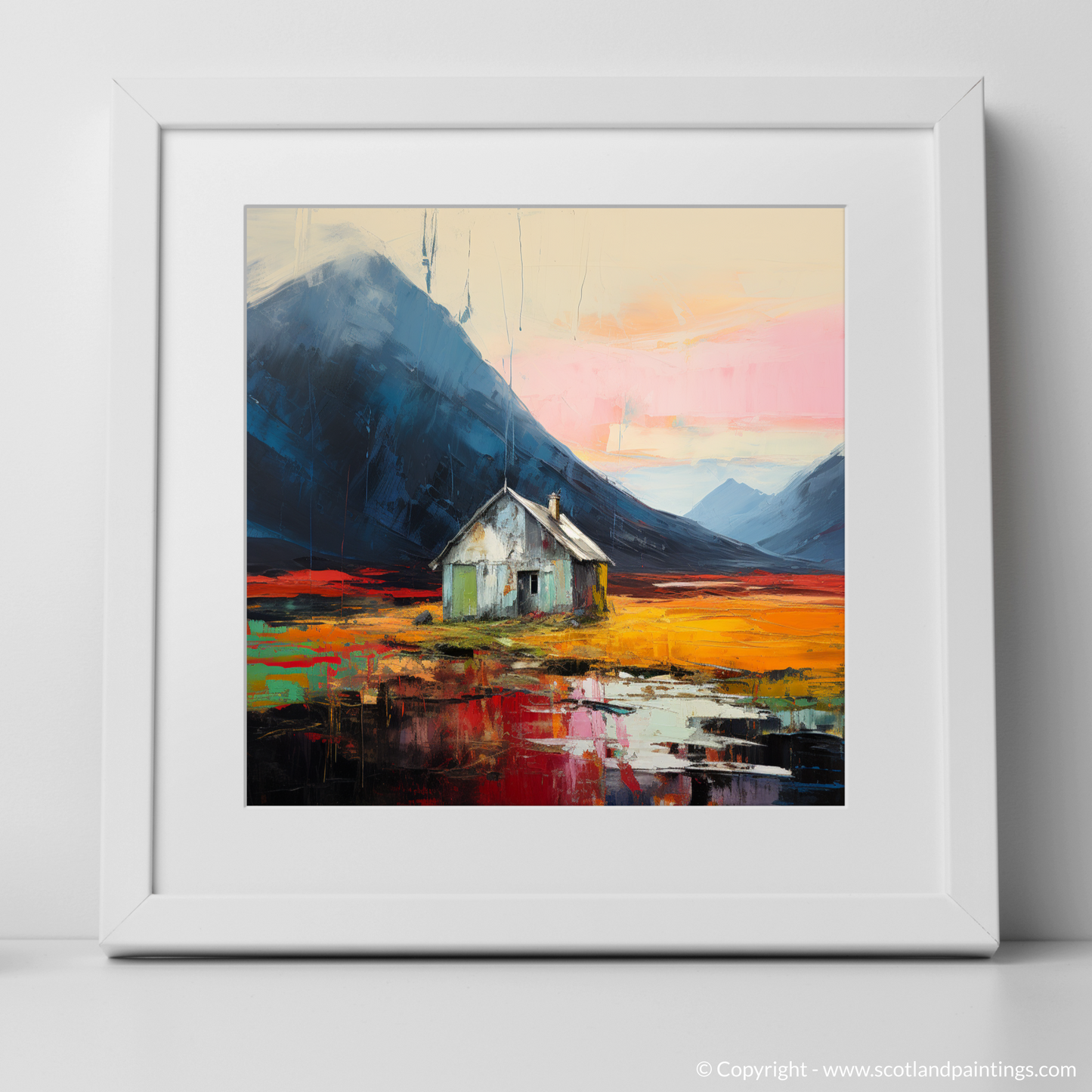 Cabin in the Color Field: A Glencoe Dusk Story