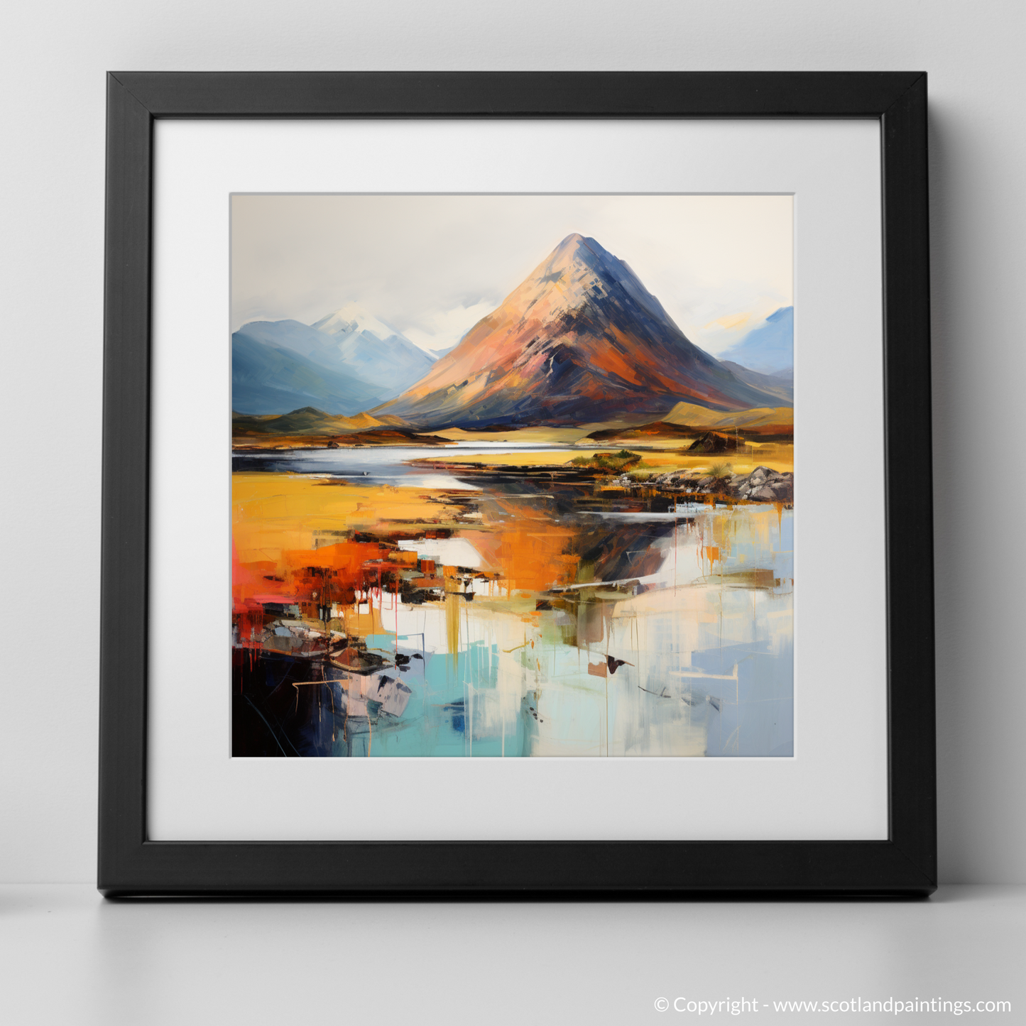 Buachaille Etive Mòr in Abstract Highland Hues