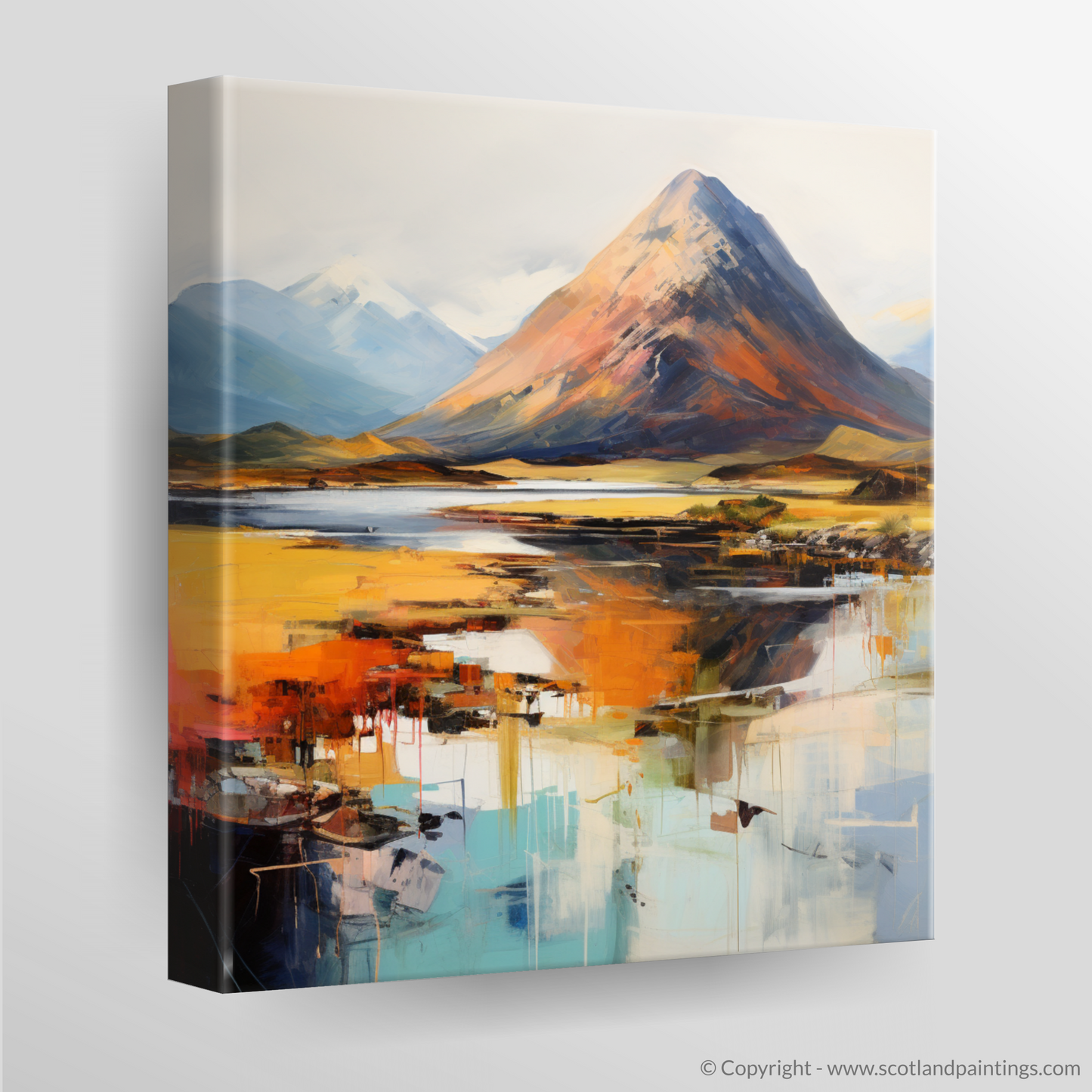 Buachaille Etive Mòr in Abstract Highland Hues