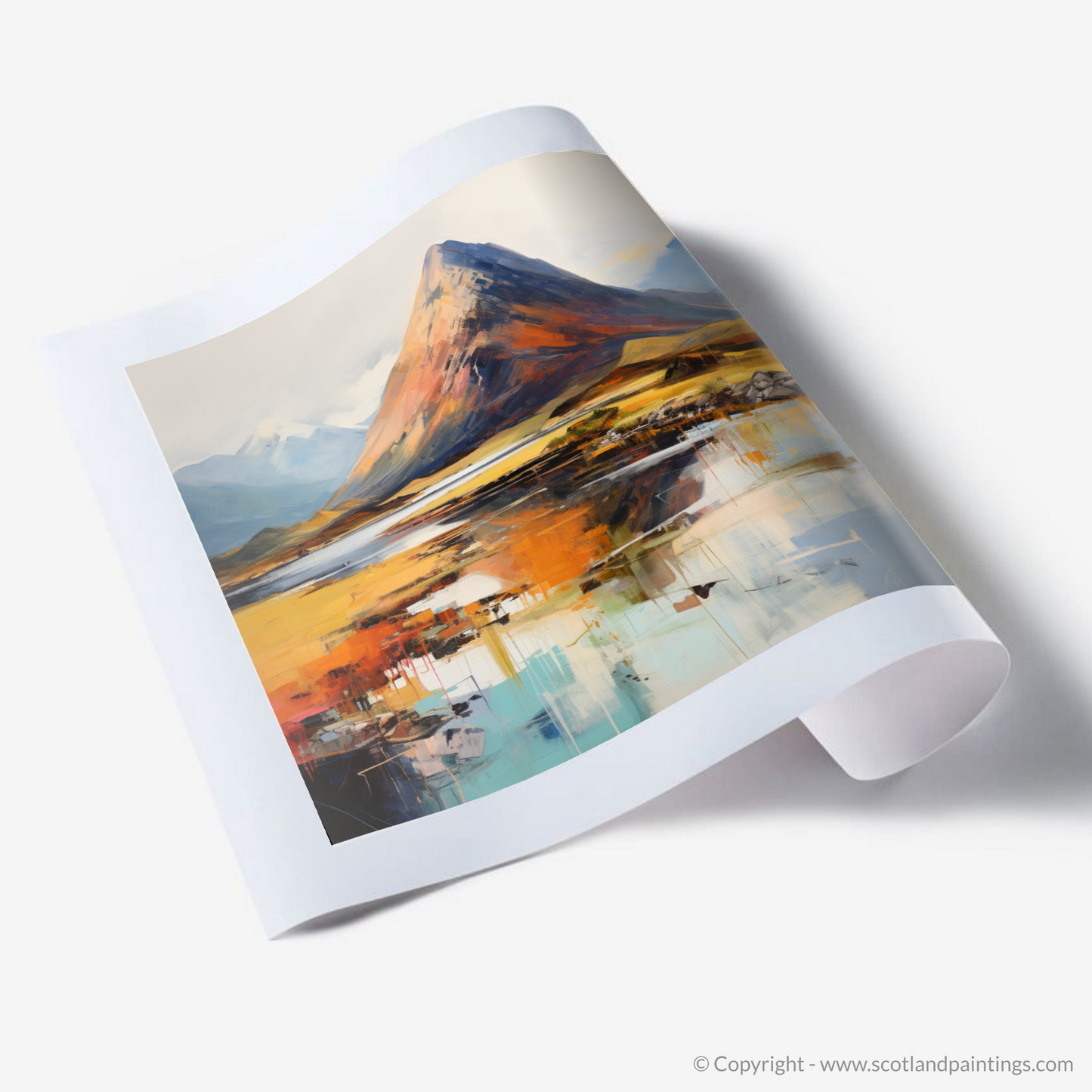 Buachaille Etive Mòr in Abstract Highland Hues