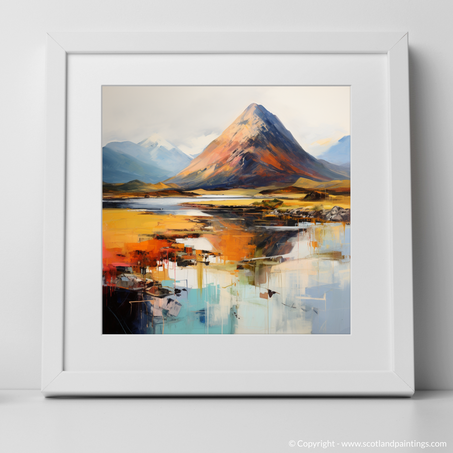 Buachaille Etive Mòr in Abstract Highland Hues