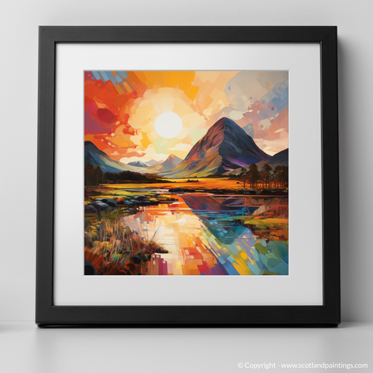 Buachaille Sunrise: A Symphony of Color Field Whispers