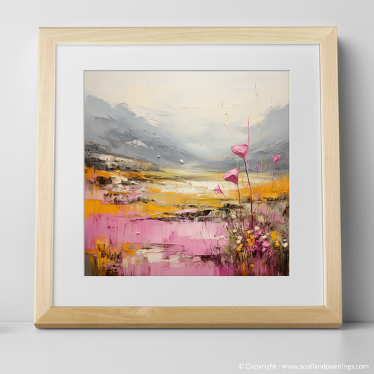 Abstract Essence of Three Sisters Glencoe with Bell Heather