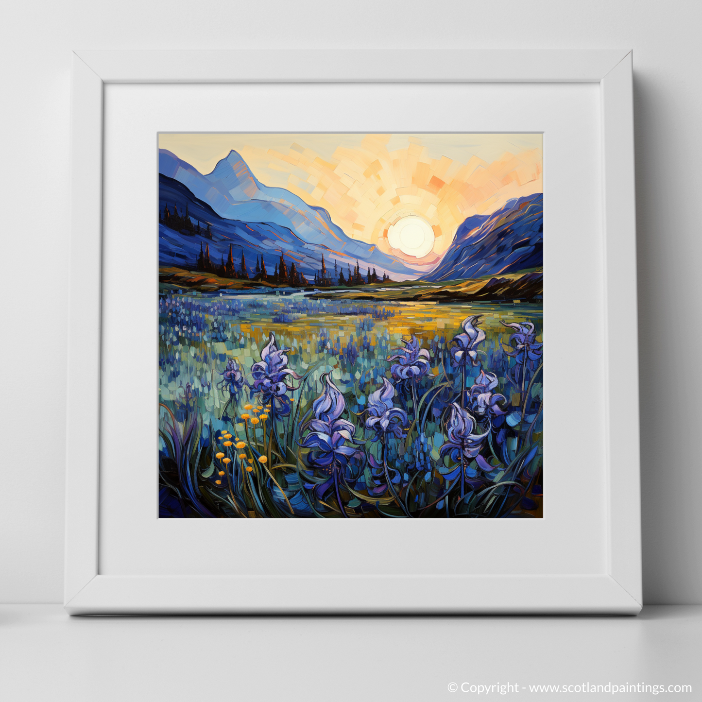 Dusk Embrace in Fauvist Glencoe