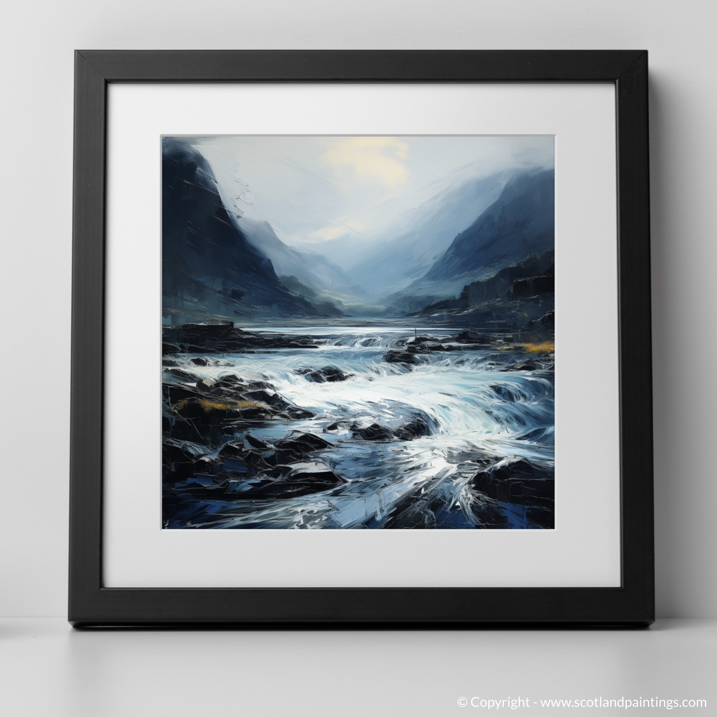 Glistening Rapids of Glencoe: A Minimalist Homage