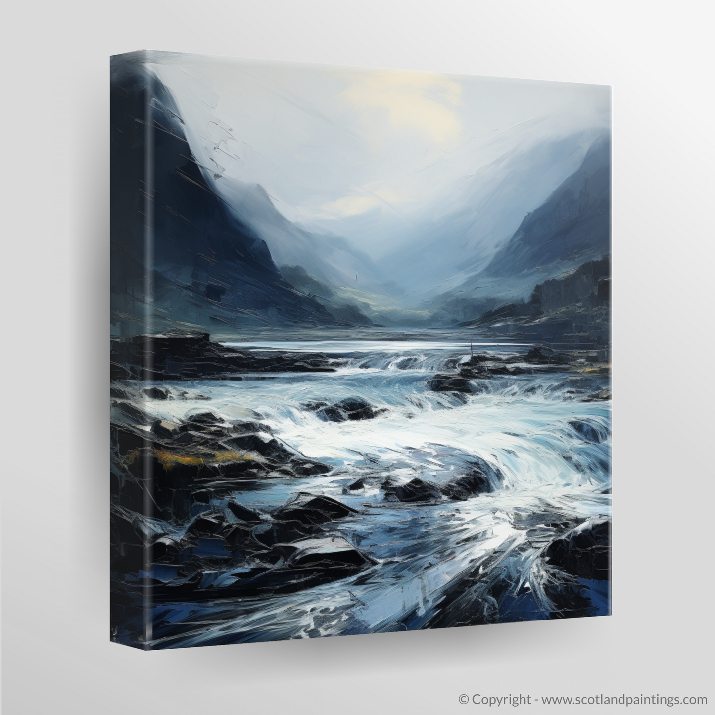 Glistening Rapids of Glencoe: A Minimalist Homage