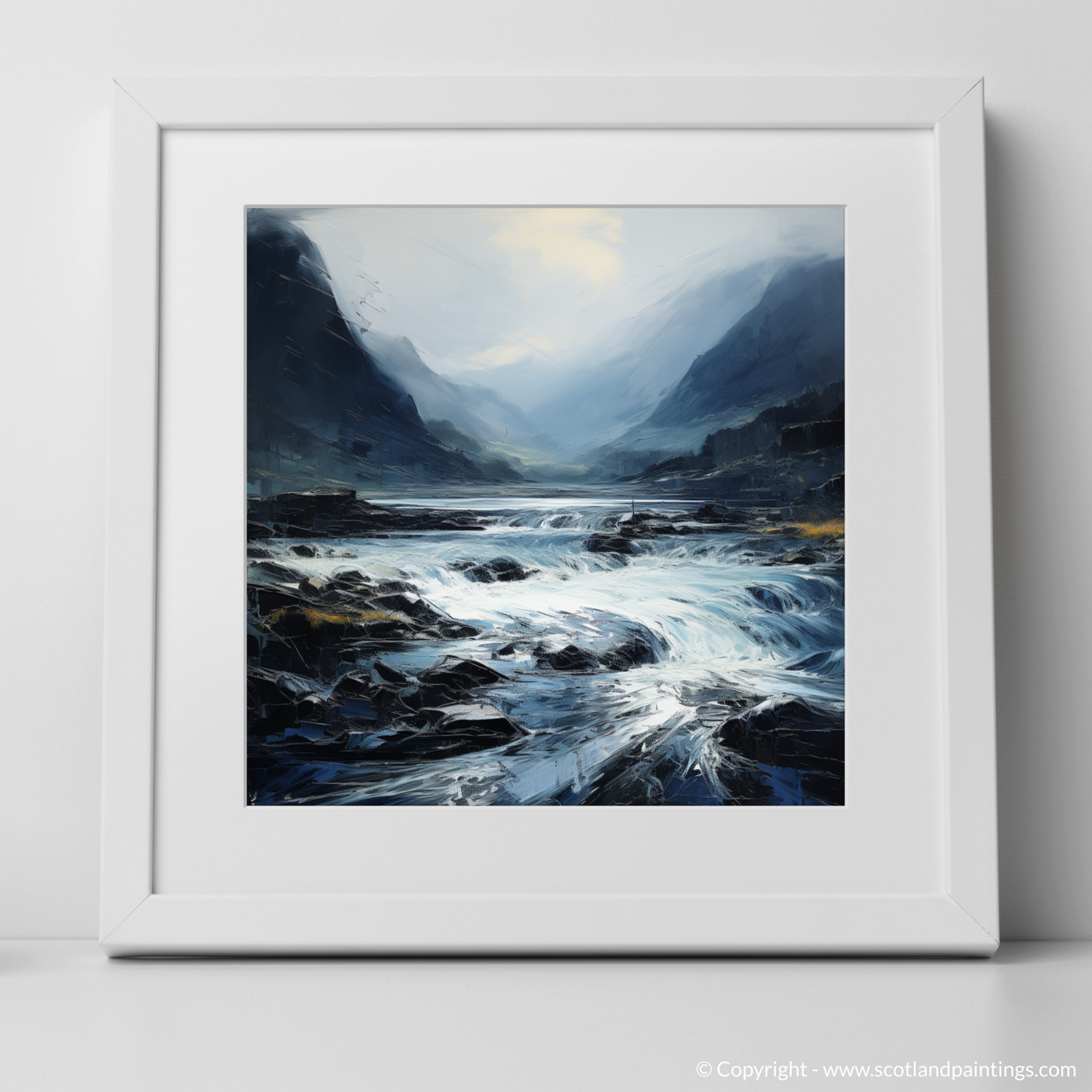 Glistening Rapids of Glencoe: A Minimalist Homage