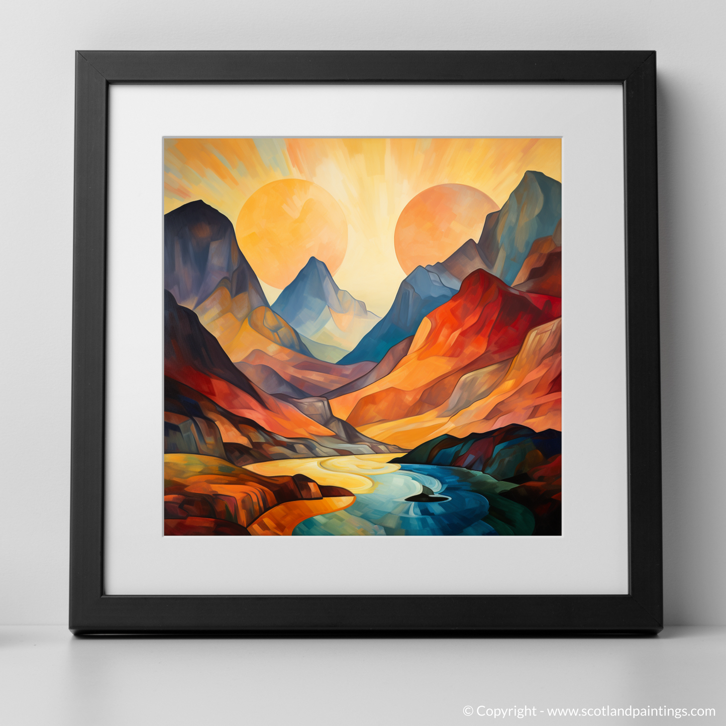 Golden Hour Abstraction: Buachaille Reimagined