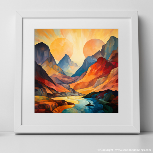 Golden Hour Abstraction: Buachaille Reimagined