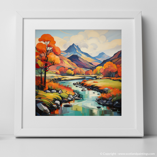 Autumnal Kaleidoscope: A Cubist Tribute to Glencoe