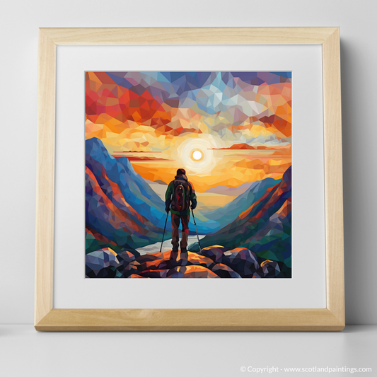 Cubist Sunset Silhouette in Glencoe