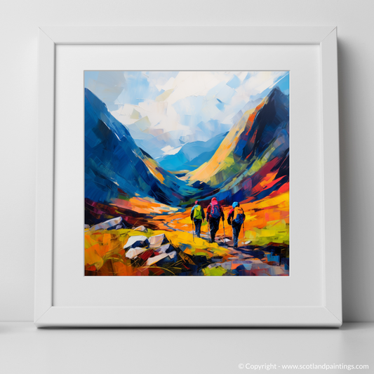 Cubist Hikers at Glencoe Trailhead