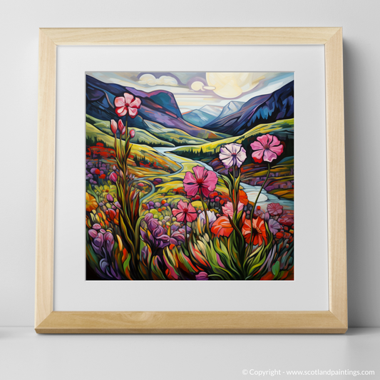 Cubist Symphony in Glencoe: A Thrift Flower Explosion