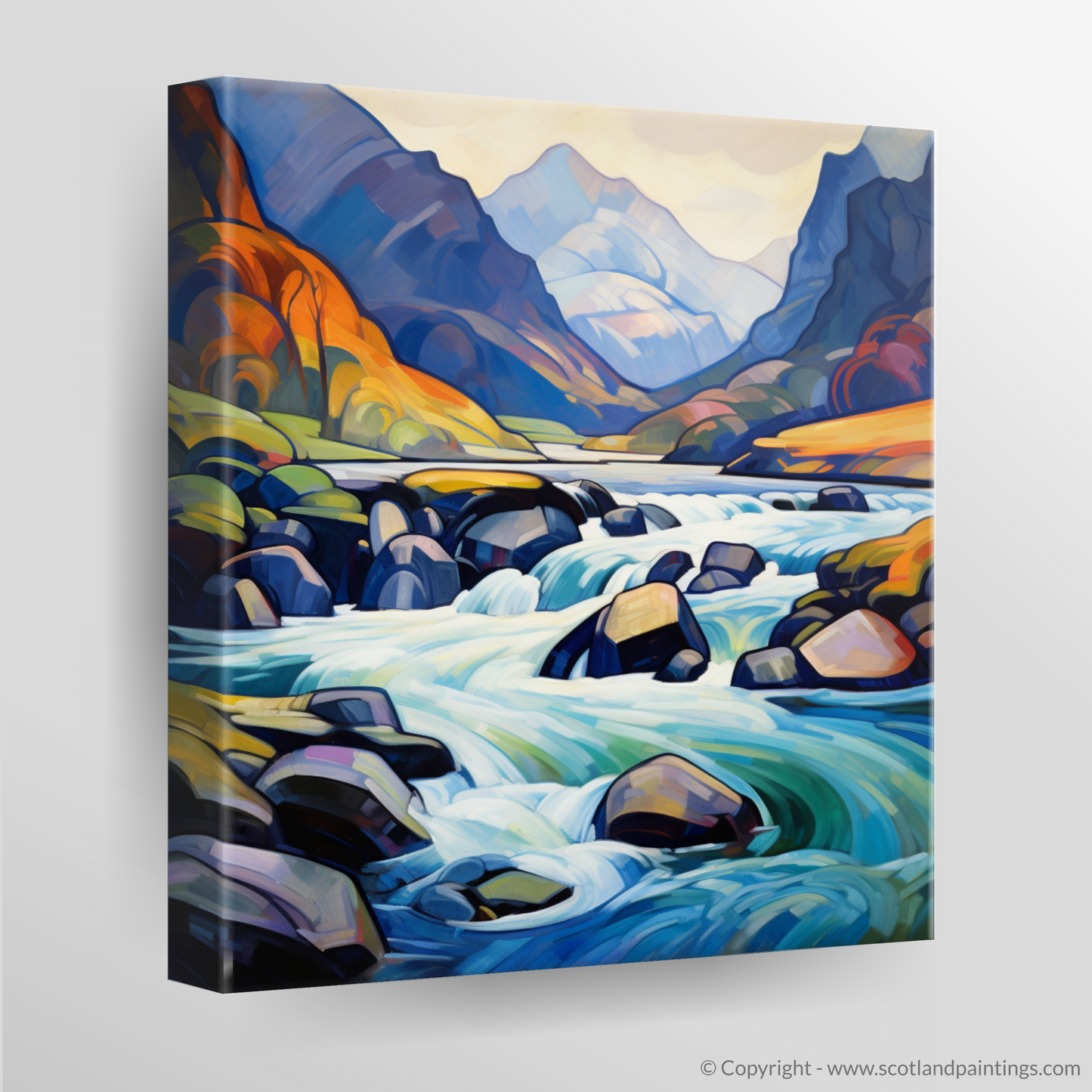 Cubist Rapids of Glencoe