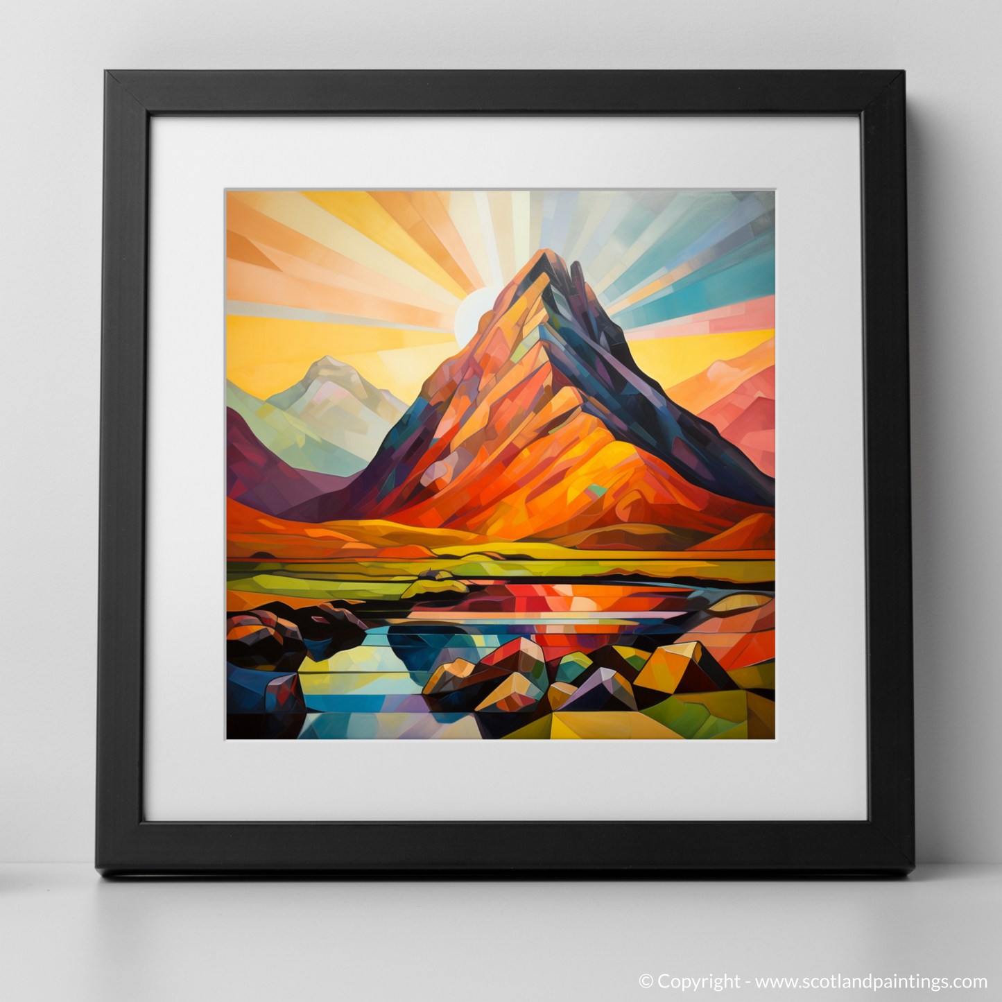 Cubist Sunrise over Buachaille Etive Mòr