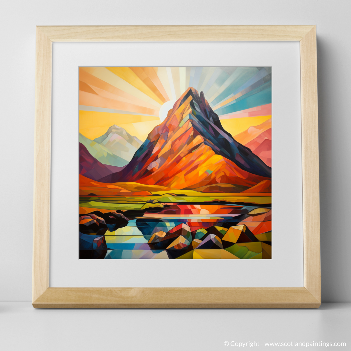 Cubist Sunrise over Buachaille Etive Mòr