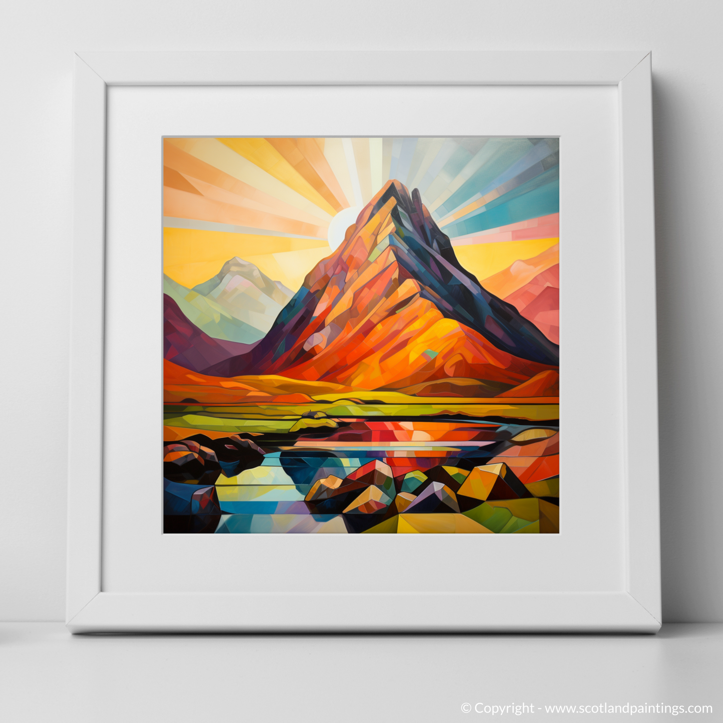 Cubist Sunrise over Buachaille Etive Mòr