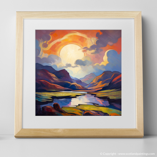 Cubist Sunset Over Glencoe