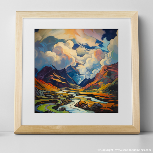 Cubist Skies Over Glencoe: A Highland Mosaic