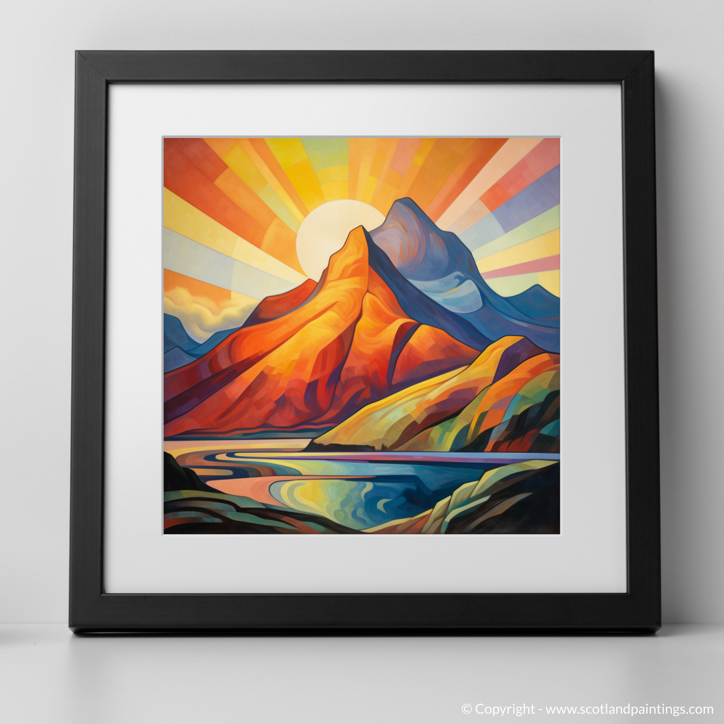 Cubist Sunrise over Buachaille Etive Mòr