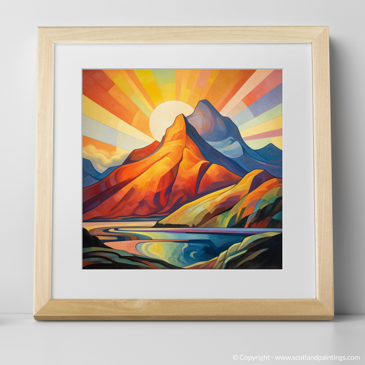 Cubist Sunrise over Buachaille Etive Mòr