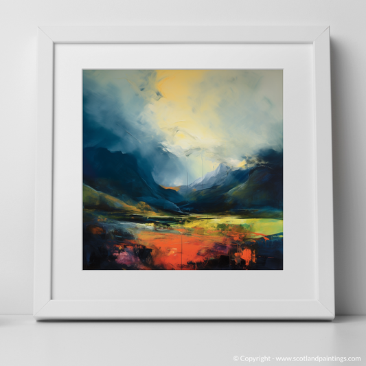 Ethereal Skies of Glencoe: An Abstract Highland Tapestry