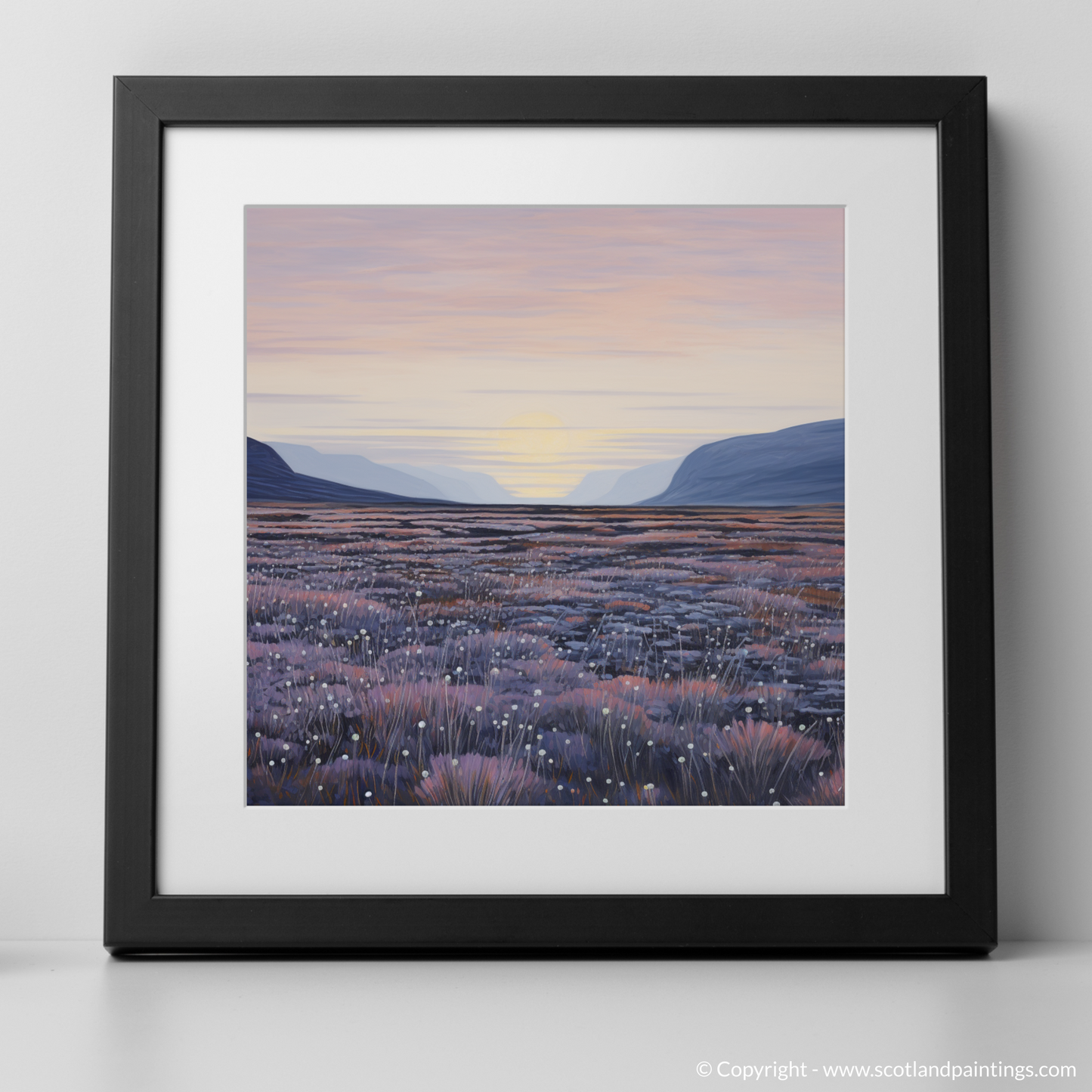 Dusk's Embrace: Crowberry Patches of Glencoe