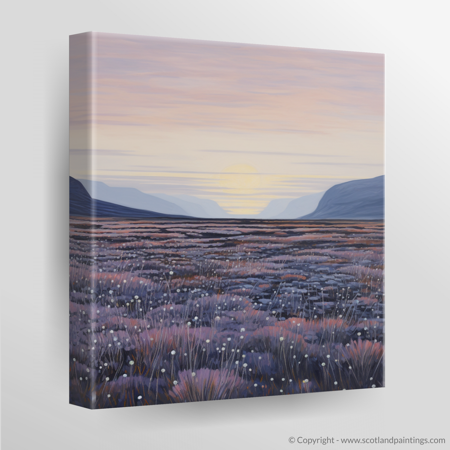 Dusk's Embrace: Crowberry Patches of Glencoe