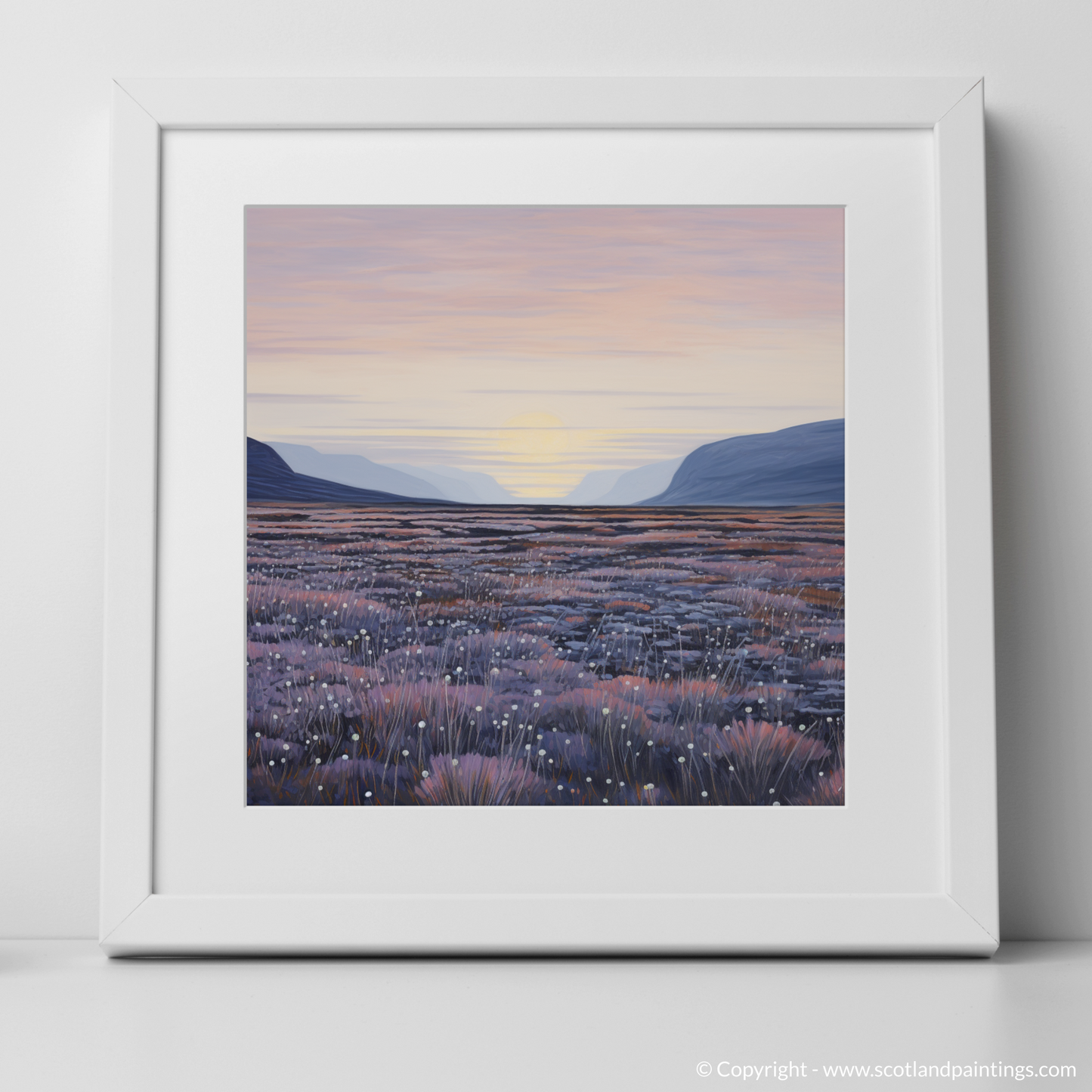 Dusk's Embrace: Crowberry Patches of Glencoe