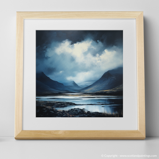 Dramatic Skies Over Glencoe: A Minimalist Interpretation