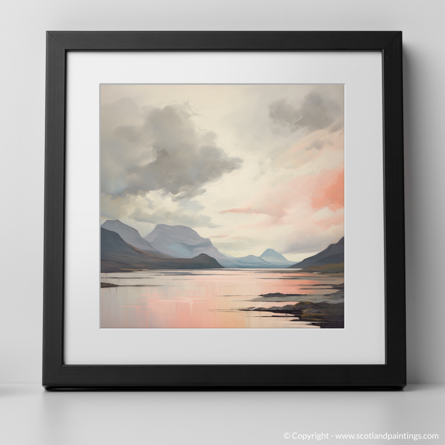 Sky's Embrace: A Minimalist Tribute to Glencoe