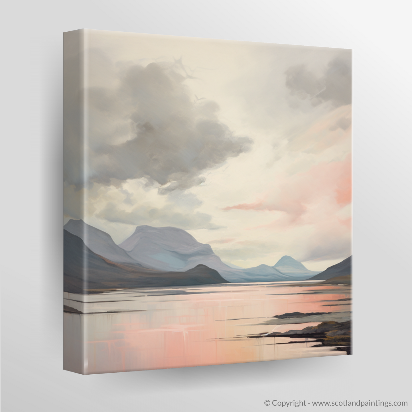 Sky's Embrace: A Minimalist Tribute to Glencoe