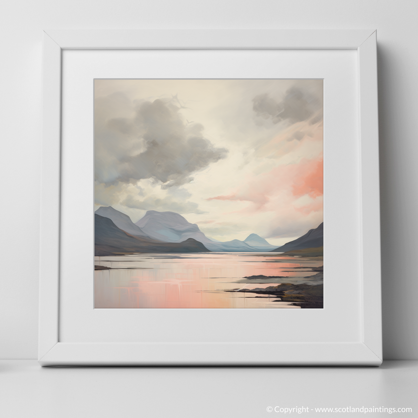 Sky's Embrace: A Minimalist Tribute to Glencoe