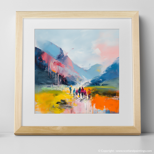 Highland Adventure: An Abstract Ode to Glencoe Hikers